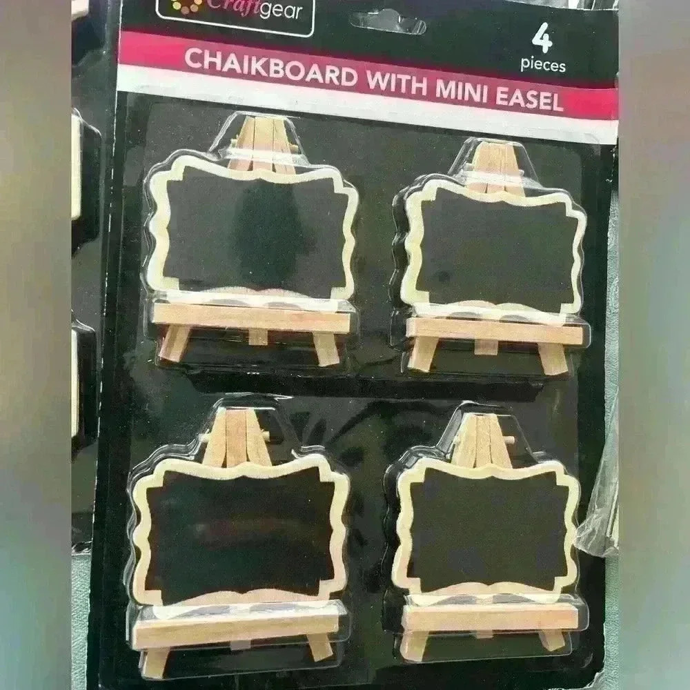 😍 NWT 5 pc. Decorative Mini Chalkboard Lot - Picture 2 of 4